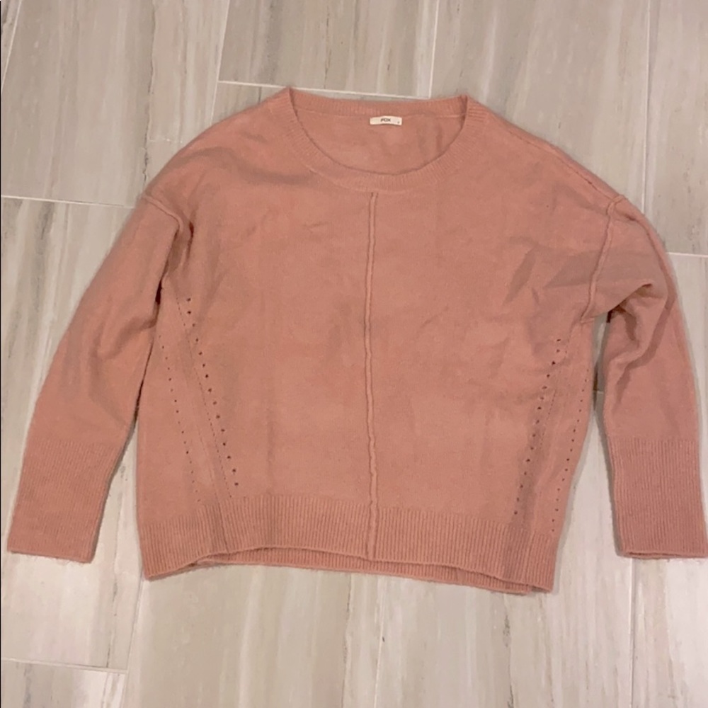 Pink Oversized Sweater